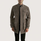 Pakar Grey Suede Jacket